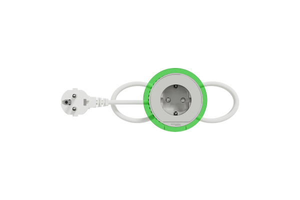 Розетка в стіл 220в, білий, Schneider Electric INS44000