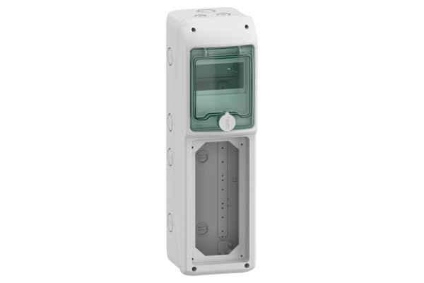 Щит MUREVA для промислових роз'ємів на 63А, 460х138х160, 5мод. Schneider Electric 13185