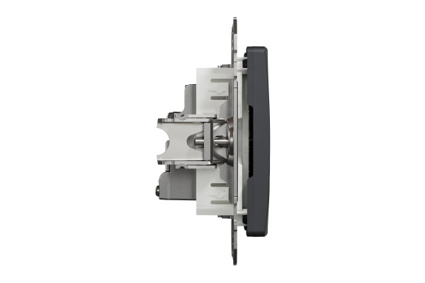 Розетка TV кінцева, 4дБ, Чорний, Sedna Design SDD114471