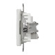 Розетка TV кінцева, 4дБ, Білий, Sedna Design SDD111471