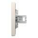 Розетка комп'ютерна, RJ45, кат.6, UTP, Кремова, Asfora EPH4700123