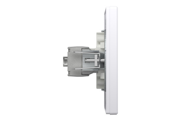 Розетка комп'ютерна, RJ45, кат.5е, STP, Біла, Asfora EPH5000121