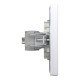 Розетка комп'ютерна, RJ45, кат.5е, STP, Біла, Asfora EPH5000121