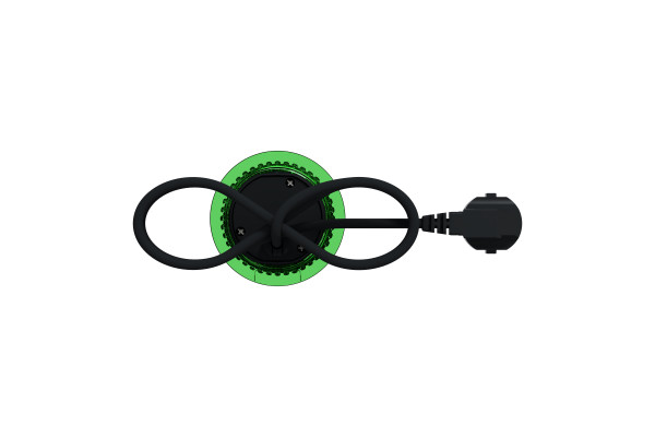 Розетка в стіл 220в з USB тип А, антрацит, Schneider Electric INS44005