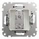 Розетка TV кінцева, 4дБ, Чорний, Sedna Design SDD114471