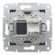 Розетка комп'ютерна, RJ45, кат.5е, STP, Антрацит, Asfora, EPH5000171