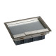 Металевий люк для розеток, 12 модулей, OptiLine 45 Schneider Electric ISM51636