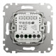 Світлорегулятор поворотний LED, 230В, 100Вт, Білий, Sedna Design SDD111502