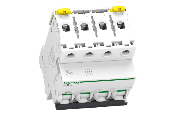 Автоматичний вимикач iC60N 4P 10A D Schneider Electric A9F75410