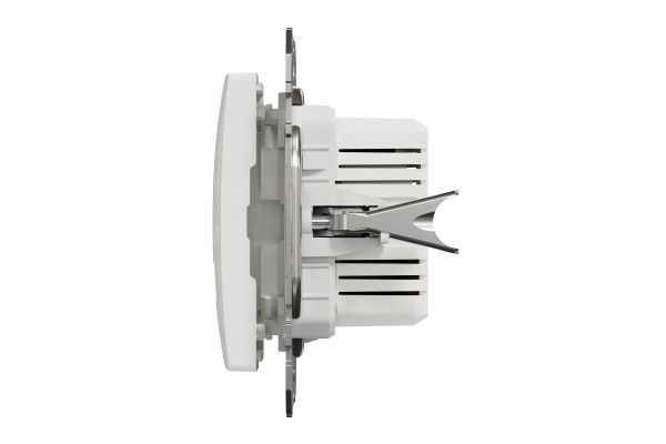 Розетка USB подвійна А+С, 2.4А, 230В, Білий, Sedna Design SDD111402
