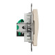 Комп'ютерна розетка RJ45, кат. 5e, неекр. UTP, Бежевий, Sedna Design SDD112451