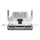 Розетка USB, 2 виходи, тип А+С 2,4А, Алюміній, Asfora EPH2700361