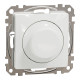 Світлорегулятор поворотний LED, 230В, 100Вт, Білий, Sedna Design SDD111502