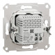 Розетка USB, 2 виходи, тип А+С 2,4А, Алюміній, Asfora EPH2700361