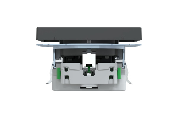 Розетка силова 2К+З, 16А, з USB 2.4A, тип А+А, гвинт.затиск, шторки, Антрацит, пластик, D-Life Merten MTN2366-6034