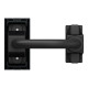 Розетка HD15 female (VGA) 1 модуль, антрацит, Unica NEW NU343254