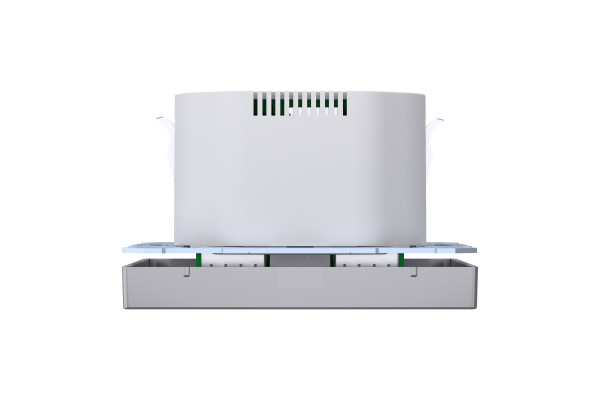 Розетка силова 2К+З, 16А, з USB 2.4A, тип А+А, гвинт.затиск, шторки, Нержавіюча сталь, пластик, D-Life Merten MTN2366-6036