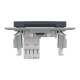 Розетка комп'ютерна, RJ45, кат.5е, STP, Антрацит, Asfora, EPH5000171