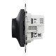 Світлорегулятор поворотний LED, 230В, 100Вт, Чорний, Sedna Design SDD114502