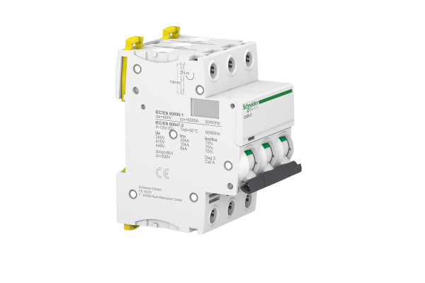 Автоматичний вимикач iC60N 3P 25A D Schneider Electric A9F75325