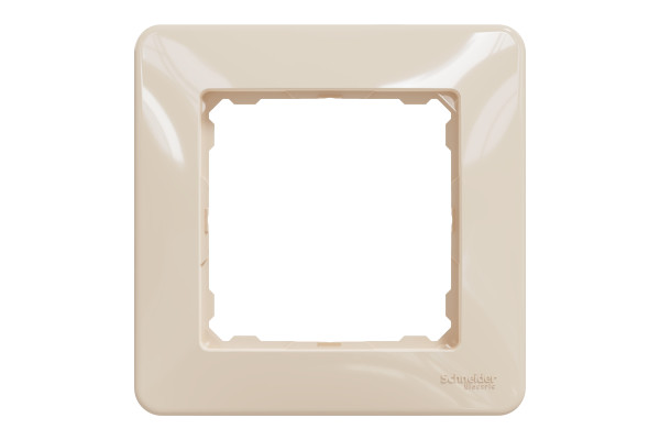 Рамка 1-постова, Бежевий, Sedna Design SDD312801