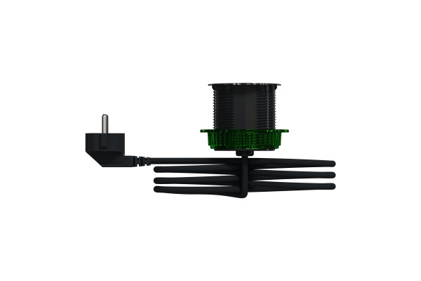 Розетка в стіл 220в, антрацит, Schneider Electric INS44001