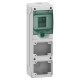 Щит MUREVA для промислових роз'ємів, 310х98х98, 4мод. Schneider Electric 13176