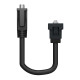 Розетка HD15 female (VGA) 1 модуль, антрацит, Unica NEW NU343254