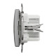 Розетка USB подвійна А+C, 2.4А, 230В, Алюміній, Sedna Design SDD113402