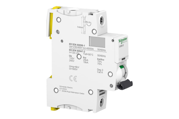 Автоматичний вимикач iC60N 1P 32A D Schneider Electric A9F75132