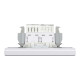 РОЗЕТКА КОМП'ЮТЕРНА RJ45 КАТ. 5Е І ТЕЛЕФОННА РОЗЕТКА RJ12 БІЛА ASFORA, EPH4900121