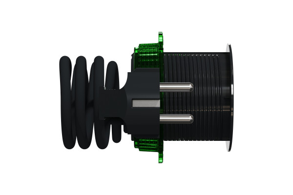 Розетка в стіл 220в, антрацит, Schneider Electric INS44001