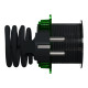 Розетка в стіл 220в, антрацит, Schneider Electric INS44001