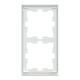 Рамка 2 постова, Білий лотос, пластик, D-Life Merten MTN4020-6535