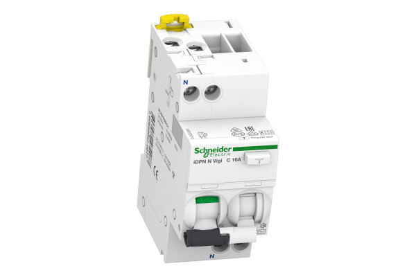 Диф. автоматичний вимикач iDPN N VIGI 1P+N 6кА 16A C А 30мA Schneider Electric A9D32616