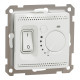 Терморегулятор теплої підлоги 16А з датчиком 3м, 230В, Білий, Sedna Design SDD111507