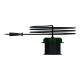 Розетка USB для зарядки в стіл, антрацит, Schneider Electric INS44009