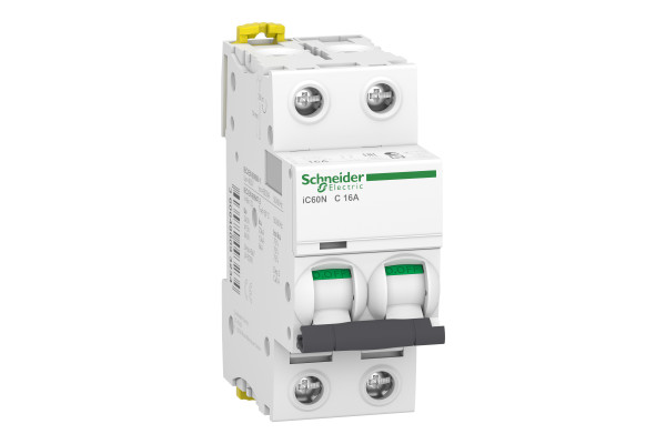 Автоматичний вимикач iC60N 2P 16A C Schneider Electric A9F79216