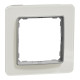 Рамка 1-постова, Біле скло, Sedna Elements SDD360801