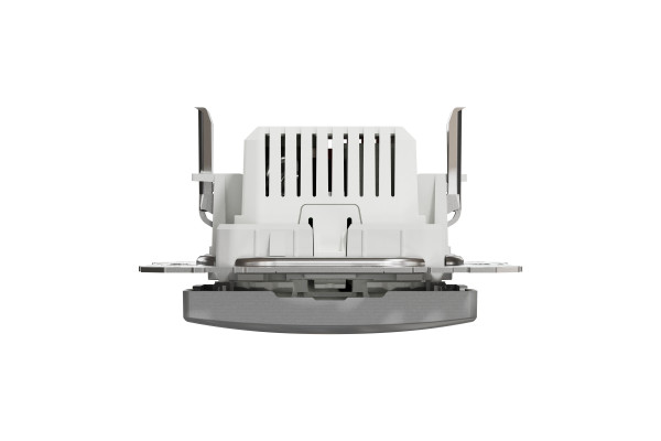 Розетка USB подвійна А+C, 2.4А, 230В, Алюміній, Sedna Design SDD113402
