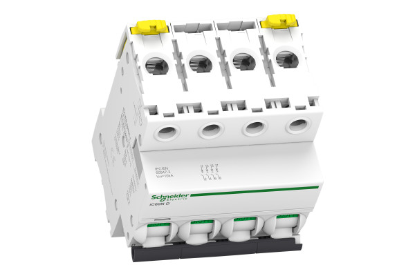 Автоматичний вимикач iC60N 4P 50A D Schneider Electric A9F75450