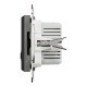 Розетка USB, 2 виходи, тип А+С 2,4А, Антрацит, Asfora EPH2700371