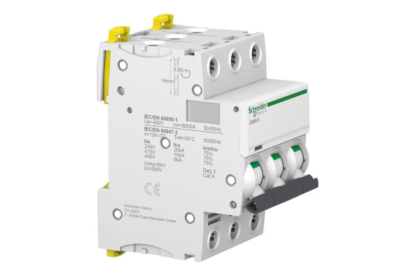 Автоматичний вимикач iC60N 3P 32A D Schneider Electric A9F75332