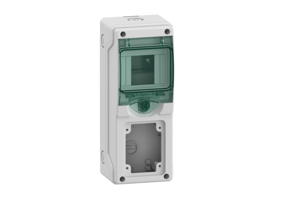 Щит MUREVA для промислових роз'ємів, 248х98х98, 4мод. Schneider Electric 13175