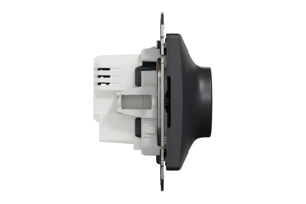 Світлорегулятор поворотний LED, 230В, 100Вт, Чорний, Sedna Design SDD114502