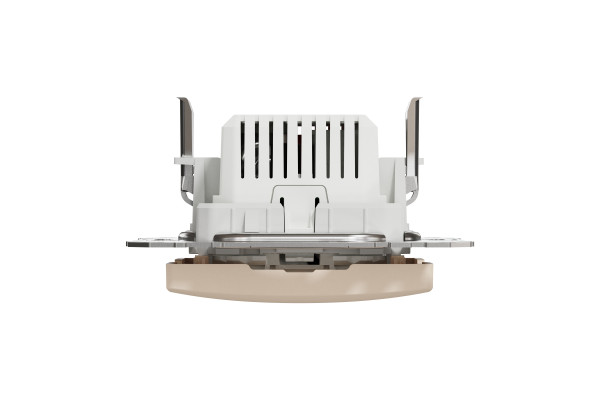 Розетка USB подвійна А+C, 2.4А, 230В, Бежевий, Sedna Design SDD112402