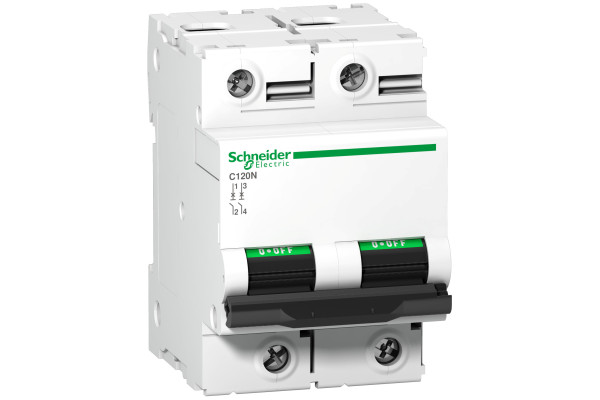 Автоматичний вимикач C120N 2P 63A B Schneider Electric A9N18344