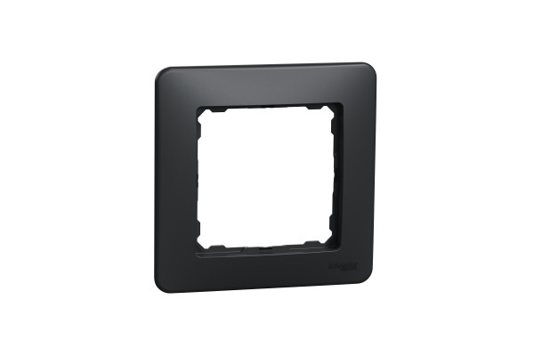 Рамка 1-постова, Чорний, Sedna Design SDD314801