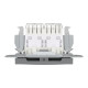 Розетка комп'ютерна, RJ45, кат.6, UTP, подвійна, Сталь, Asfora, EPH4800162