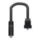 Розетка HD15 female (VGA) 1 модуль, антрацит, Unica NEW NU343254